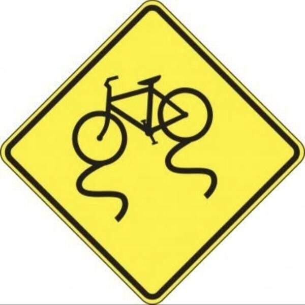 Accuform BICYCLE PEDESTRIAN SIGN BICYCLE FRW689RA FRW689RA - main